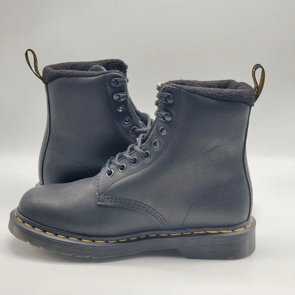 Dr. Martens 1460 Pascal Leather Boot Black‎ Mens Size 6